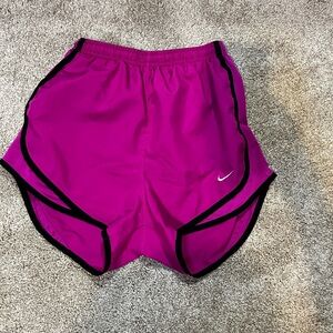 Nike Kids Fuchsia and Black Shorts